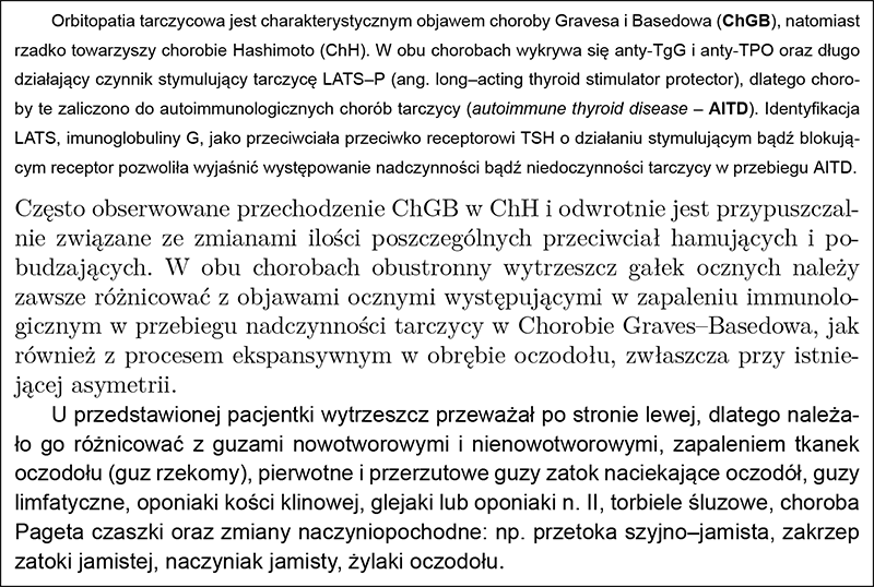 Arial w LaTeX — przykład
